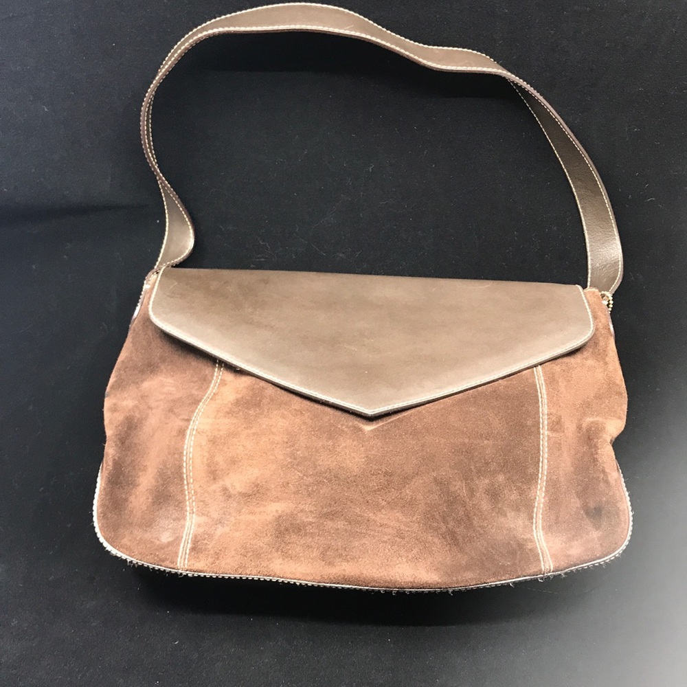 Paolo Bianchi Satchel brown suede & leather